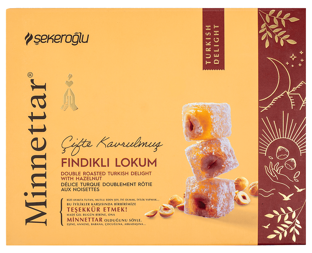 Çifte Kavrulmuş Fındıklı Lokum